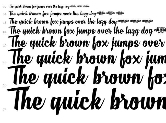 MJ AlGhifari font waterfall